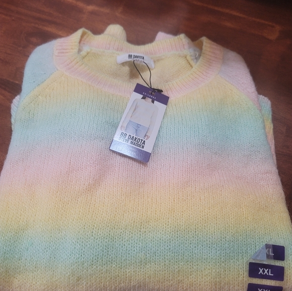 NWT BB Dakota Steve Madden Ombre Sweater Sz.XXL - Picture 4 of 6